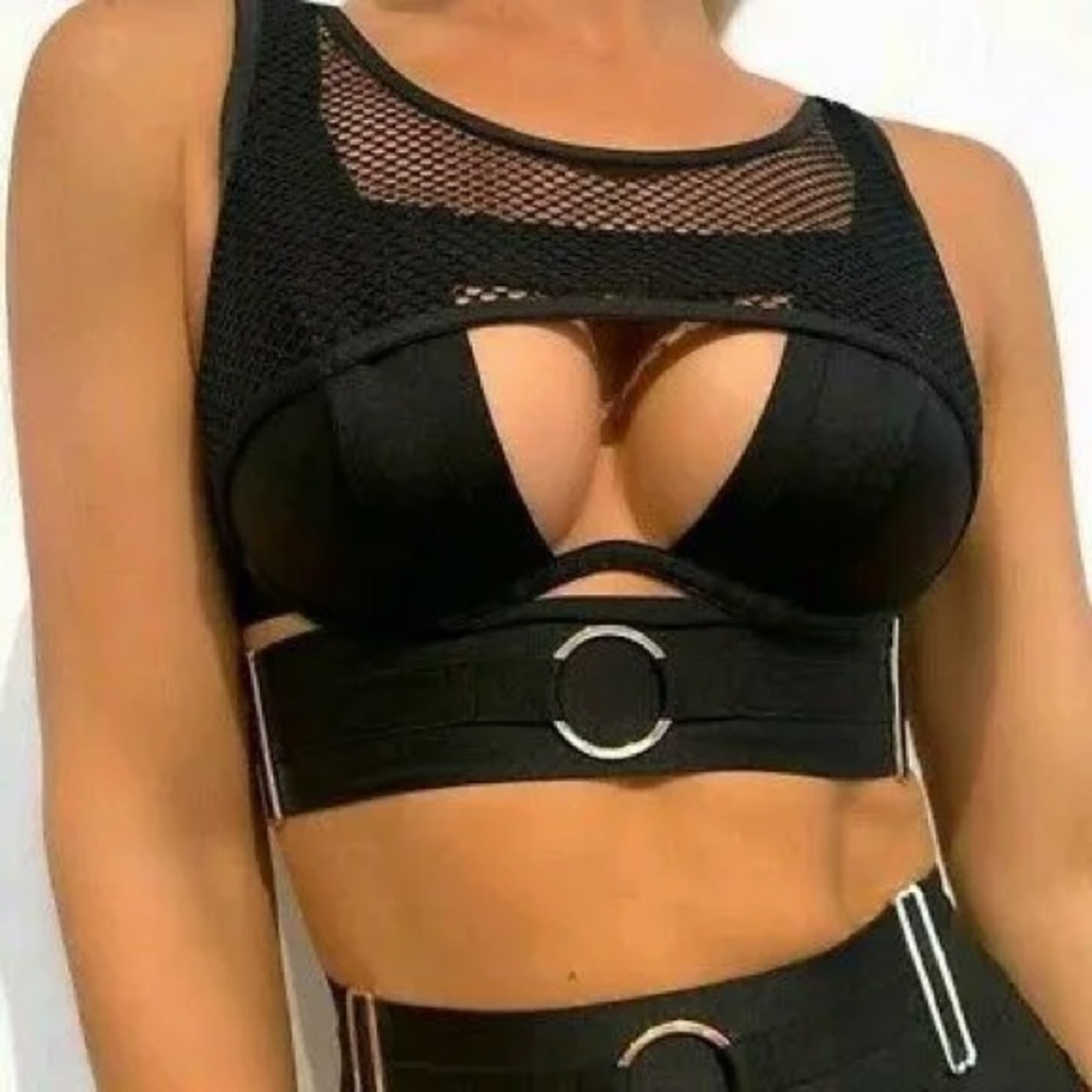 Black Honey Birdette AXL bra side 32D